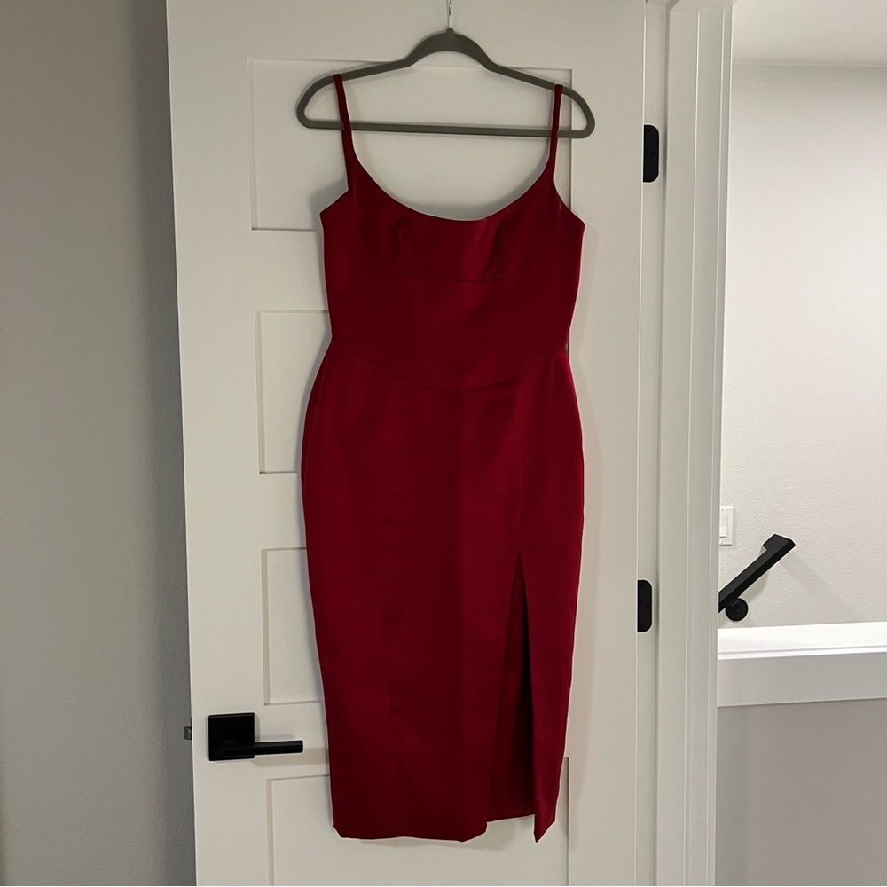House of CB Red Midi Dress